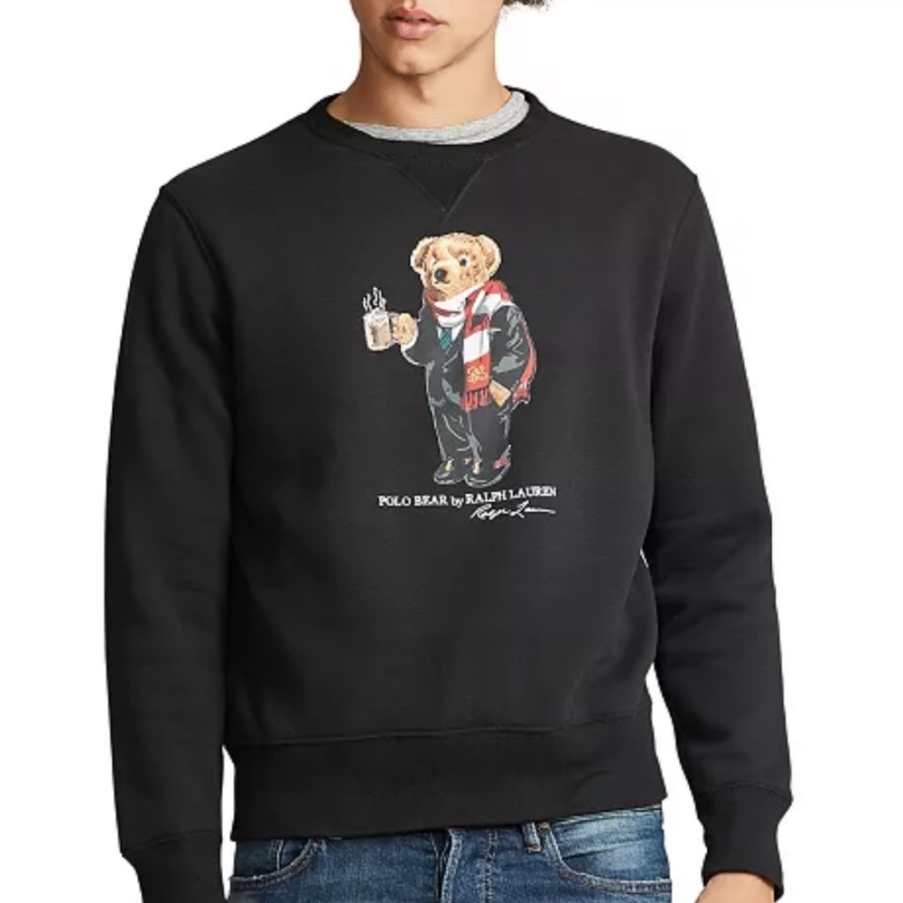 Polo Ralph Lauren Cocoa Polo Bear Longsleeve Shirt